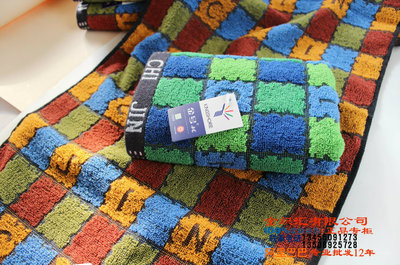 【專柜正品金號0150 純棉田格提緞面巾/廠價批發(fā)/假一賠十】價格,廠家,圖片,毛巾,臨清市金織匯紡織品購銷-